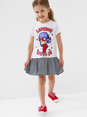 PLAYTODAY Платье 587944 12642002 белый,черный