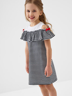 PLAYTODAY Платье 587975 12622405 белый,красный,черный