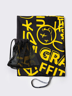 PLAYTODAY Полотенце 588057 12611407 черный,жёлтый