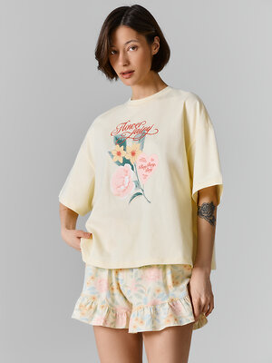 MARK FORMELLE Комплект 588100 592670 разбеленный желтый +цветы на желтом