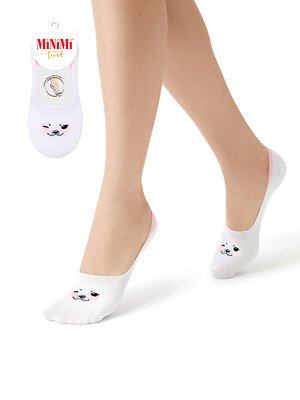 Minimi Подследники 588164 MINI BELL 5205 (подследники) Котик Bianco (Белый)