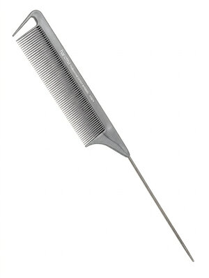 Harizma Профессиональный гребень для волос с металлическим хвостиком, серый 588174 23421 