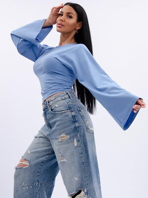 Malina Лонгслив 588178 1005г голубой