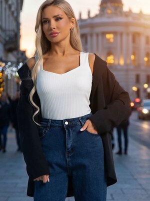 LT Collection Топ 588279 Б15457-34М молочный