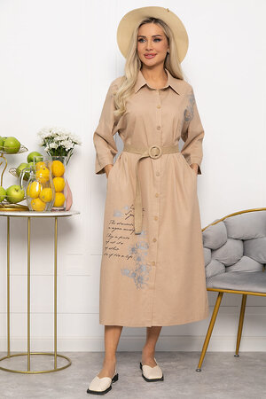 LT Collection Платье 588283 П15469-7М бежевый