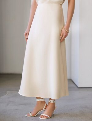 VILATTE Юбка 588323 D26.208 натуральный белый