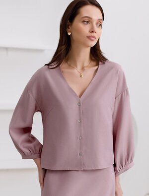 VILATTE Блузка 588333 D29.356 зефирно-розовый