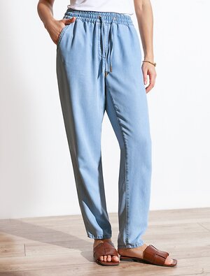 VILATTE Брюки 588345 D54.257 светло-голубой