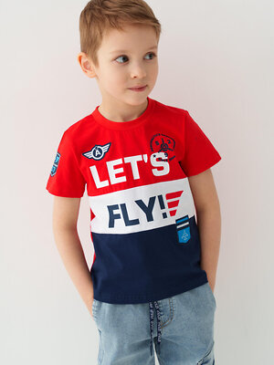 PLAYTODAY Фуфайка 588355 12612035 тёмно-синий,красный