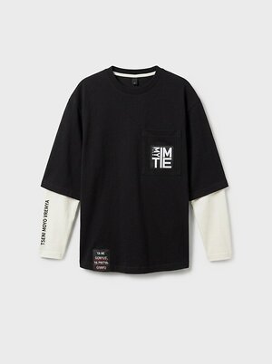 PLAYTODAY Джемпер 588365 12611073 черный,белый