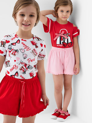 PLAYTODAY Шорты 588387 12622407 светло-розовый,красный