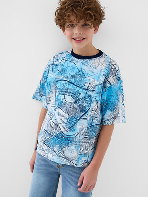 PLAYTODAY Фуфайка 588437 12611469 белый,тёмно-синий,голубой