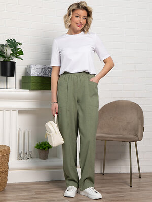 LT Collection Брюки 588496 Б15256-19М оливковый