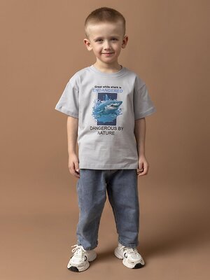 BATIK Футболка 588565 039_ЛС26 Св. серый