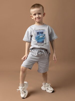 BATIK Футболка 588567 043_ЛС26 Св.серый