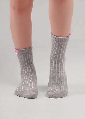 CLEVER Носки 588657 С1605 20-22,22 меланж серый