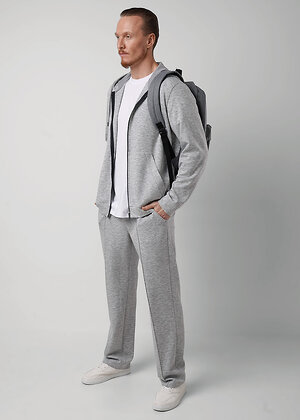 CLEVER Брюки 588675 562715/13сд меланж св.серый