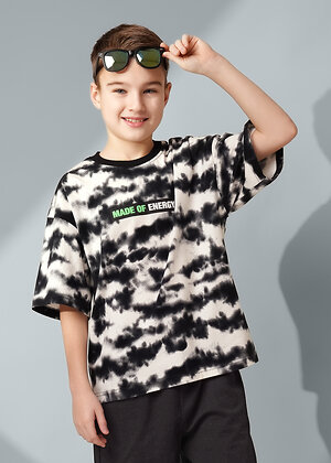 CLEVER Футболка 588743 867363/14кдн_п чёрный/молочный