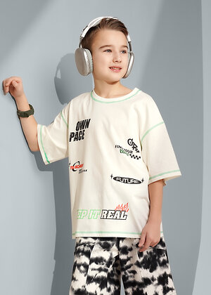 CLEVER Футболка 588769 867382/14кд_п молочный