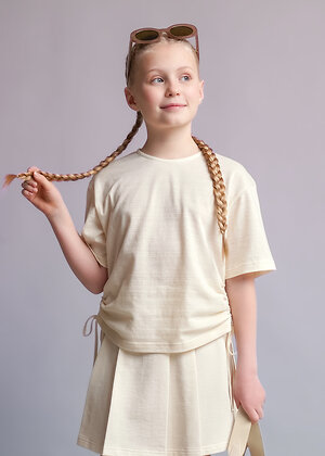 CLEVER Футболка 588773 867395/15кж молочный