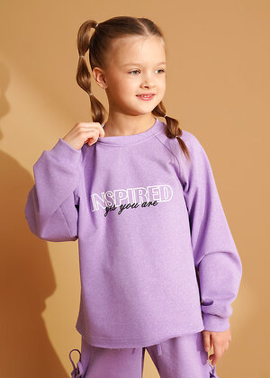 CLEVER Джемпер 588840 867416/15ан_п фиолетовый/св.фиолетовый