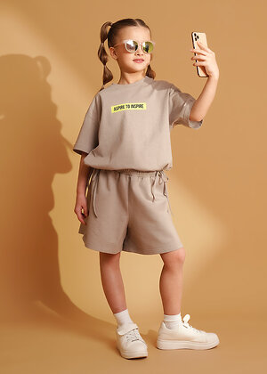 CLEVER Шорты 588856 867388/15ан св.коричневый/кофейный