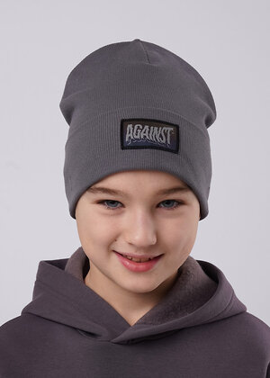 CLEVER Шапка 588867 546604ш т.серый