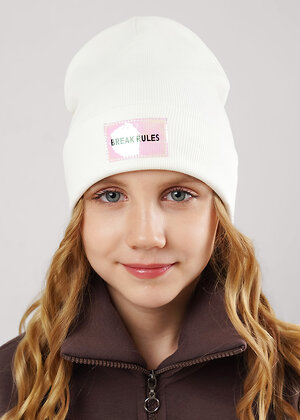 CLEVER Шапка 588871 566604ш молочный