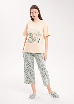 CLEVER Набор 588885 LP26-1225/2 бежевый/св.зелёный