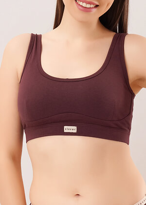 CLEVER Майка 588968 LT15-1206 т.коричневый