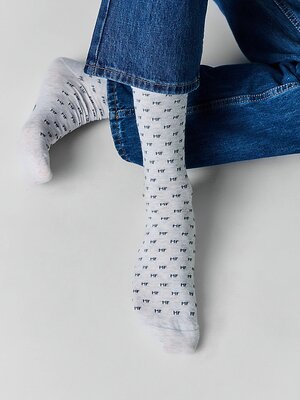 MARK FORMELLE Мужские носки 589039 017K-3047 св.серый меланж