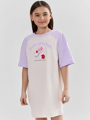 MARK FORMELLE Сорочка 589070 577730 горошек на молочном