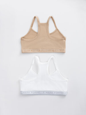 MARK FORMELLE Бюстье 589074 517707-2 белый +обжаренный миндаль