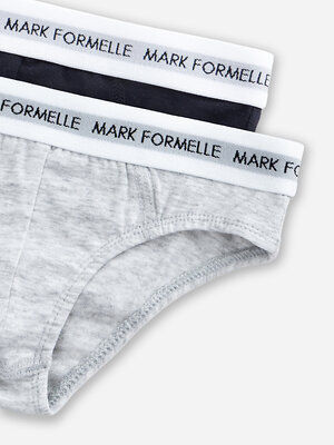 MARK FORMELLE Трусы 589087 413356-2 серый меланж+обсидиан