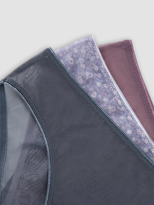 MARK FORMELLE Трусы 589133 412451-3 маленькие серые цветы