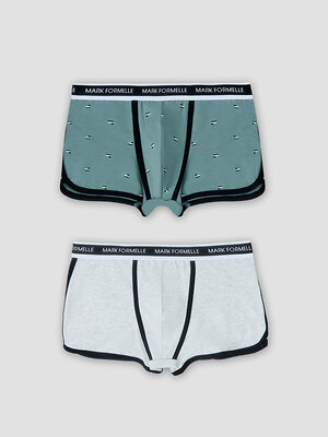 MARK FORMELLE Трусы 589148 411165-2 узор на бризе +серый меланж