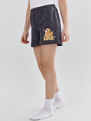 MARK FORMELLE Шорты 589189 537002 серый acid wash +печать