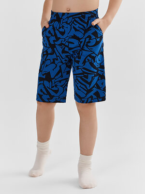 MARK FORMELLE Шорты 589194 533701 буквы на синем