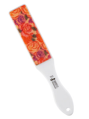 Mertz Тёрка педикюрная двусторонняя керамическая 80/150 грит / 712, белый 589382 2103 