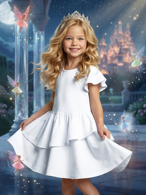 Апрель Платье 589519 1ДПК5104804 белый