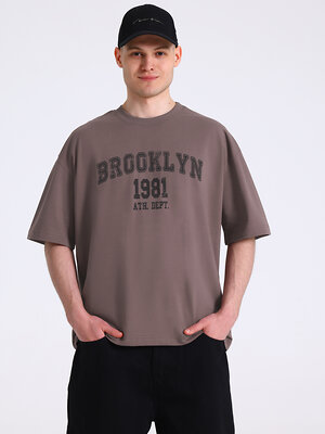 Апрель Футболка 589523 1МДФК5032804 светло-коричневый