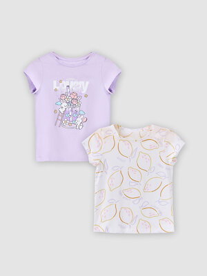 MARK FORMELLE Футболка 589661 117892-2 св.лиловый +лимоны на белом