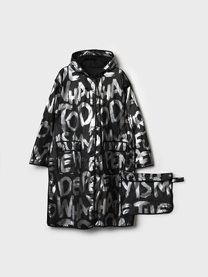 PLAYTODAY Дождевик 589780 12666002 черный,серебряный