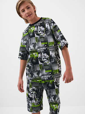 PLAYTODAY Комплект 589819 12611186 белый,светло-зеленый,черный