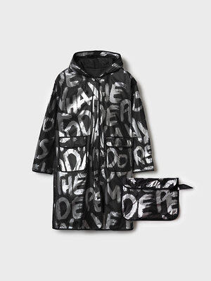 PLAYTODAY Дождевик 589865 12621010 черный,серебряный