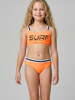 PLAYTODAY Купальный костюм 589963 12621245 коралловый неоновый