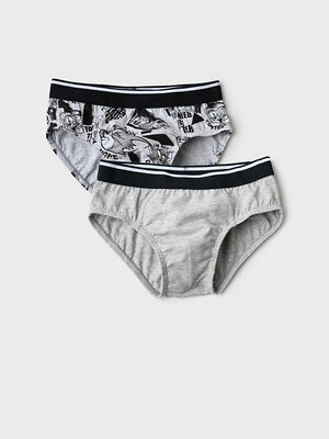 PLAYTODAY Трусы 590013 12611324 серый меланж,белый,черный