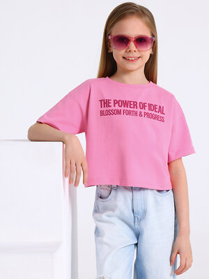 Апрель Футболка 590092 1ДДФК5015001 розовый