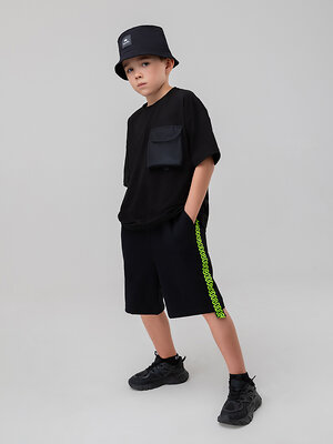 Bodo Шорты 590140 8-64МU черный (лимонный)