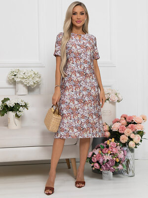 LT Collection Платье 590307 П15514-45М лилово-коричневый